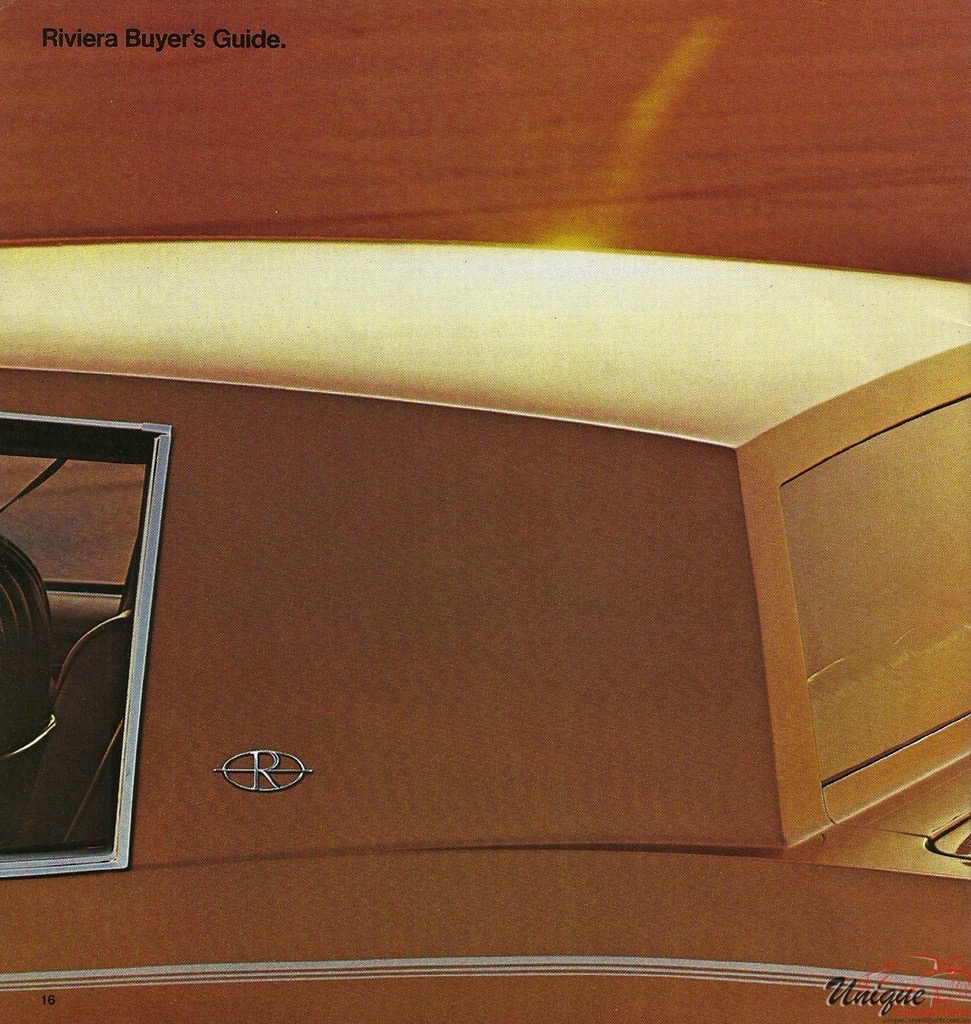 1979 Buick Riviera Car Brochure Page 7